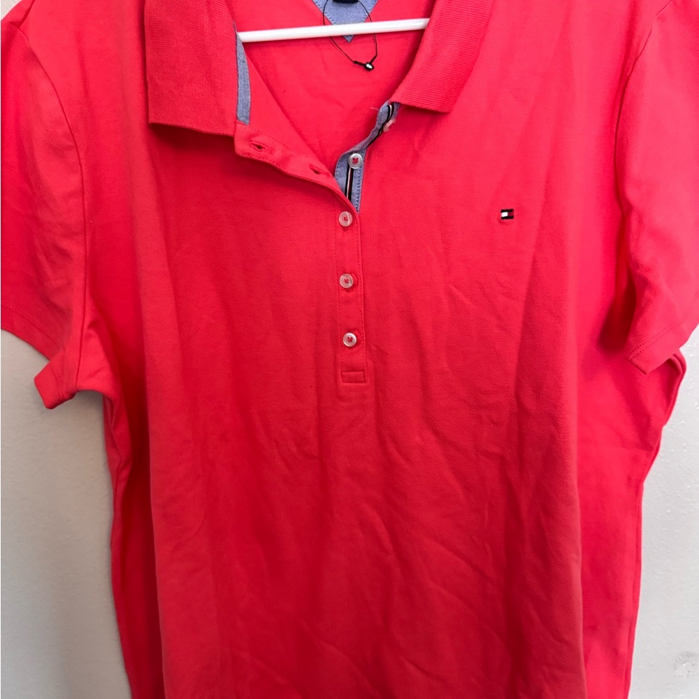 Tommy Hilfiger Vibrant Red Polo